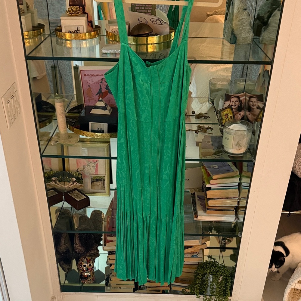 Alexis Strapless Green Dress